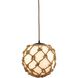 Coastal Inlet 1 Light 11 inch Oil Rubbed Bronze Mini Pendant Ceiling Light in Standard