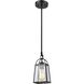 Barnside 1 Light 5 inch Oil Rubbed Bronze with Clear Mini Pendant Ceiling Light