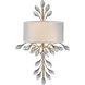 Asbury 2 Light 11 inch Aged Silver Sconce Wall Light in Incandescent