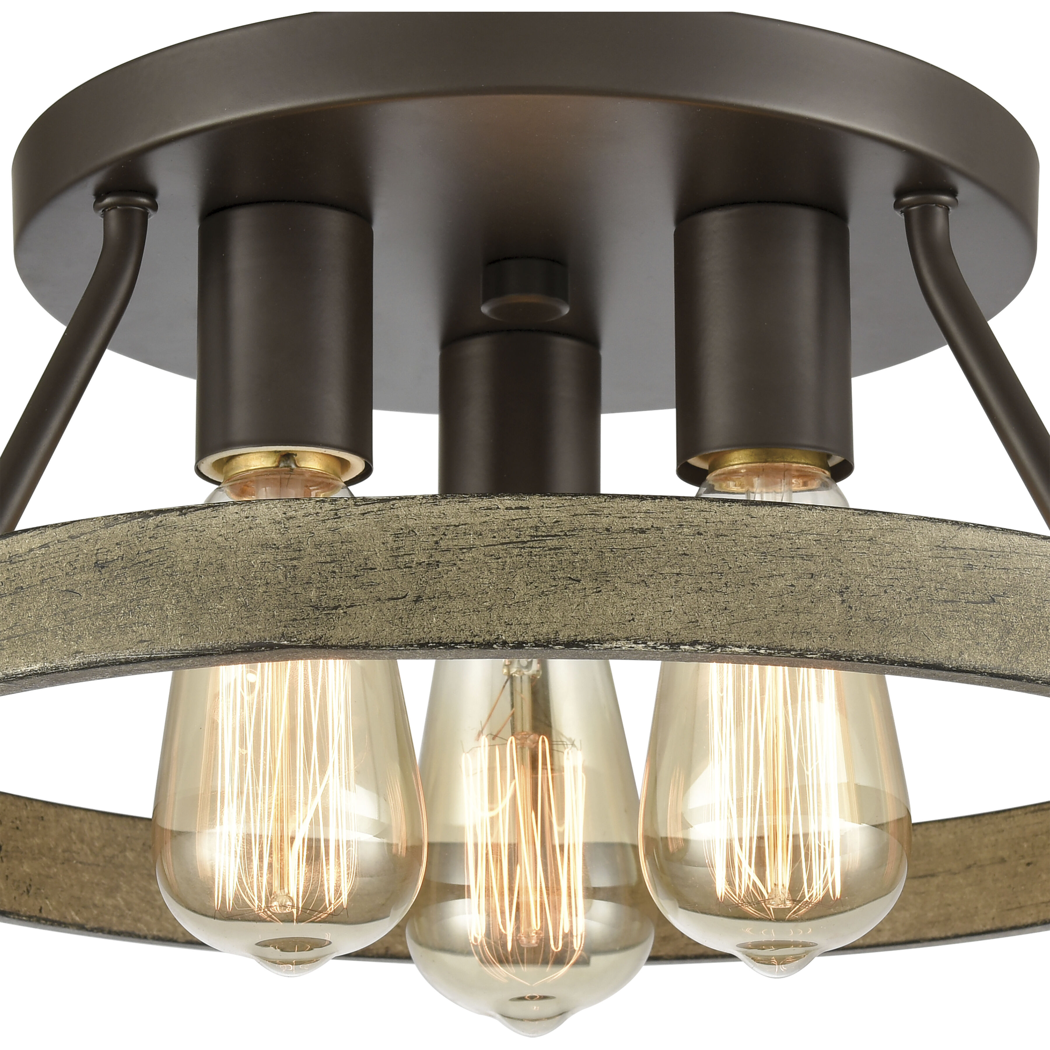 Semi flush mount ceiling light oil rubbed bronze 2025
