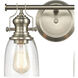 Chadwick 2 Light 14 inch Satin Nickel Vanity Light Wall Light
