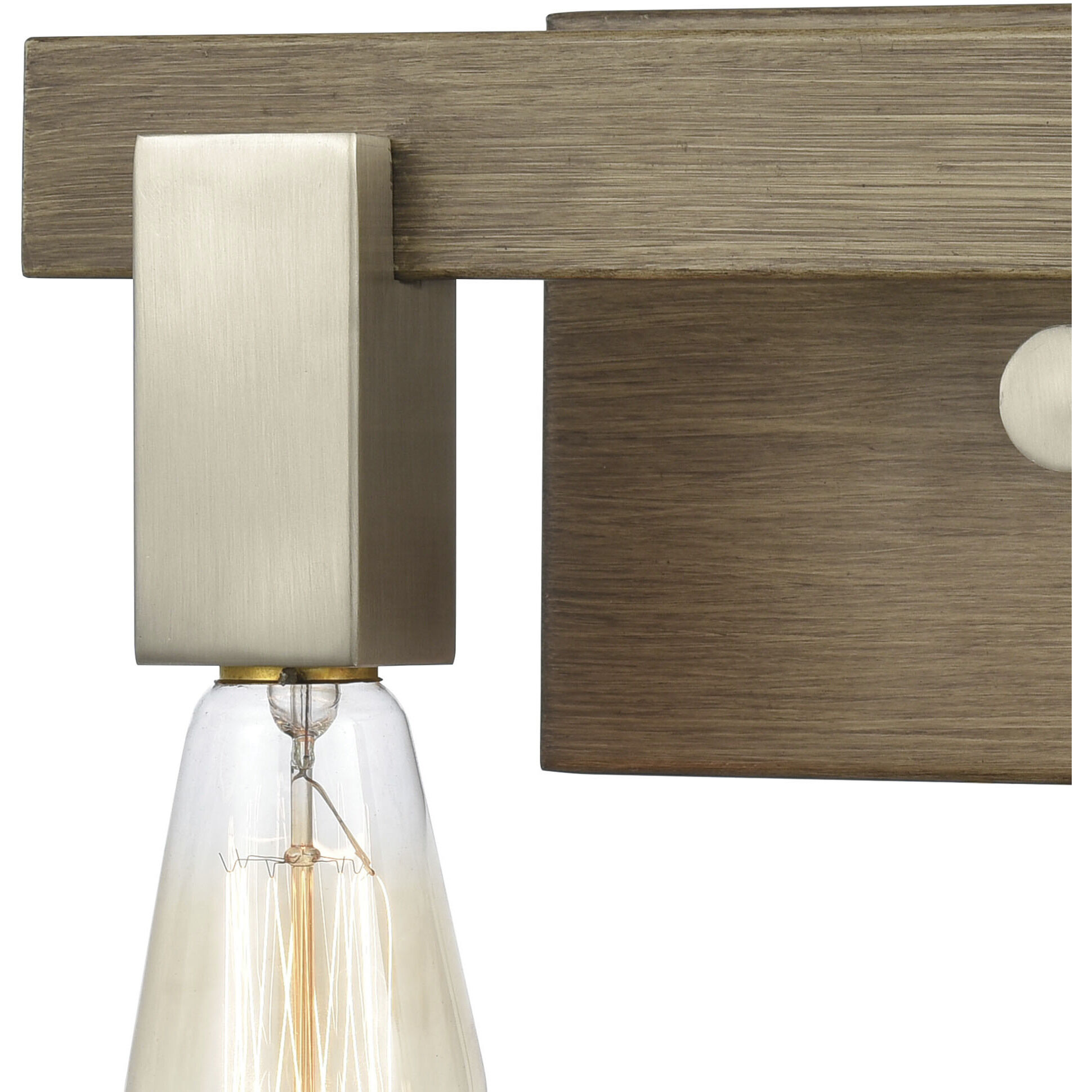 Wood hotsell vanity light