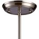 Brooksdale 1 Light 5 inch Satin Nickel Mini Pendant Ceiling Light in Incandescent
