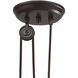 Farmhouse 1 Light 8 inch Oil Rubbed Bronze Mini Pendant Ceiling Light in Incandescent