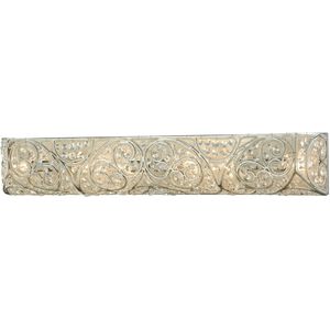 Andalusia 6 Light 34 inch Aged Silver Vanity Light Wall Light in Incandescent