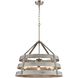 Brigantine 5 Light 24 inch Satin Nickel Chandelier Ceiling Light