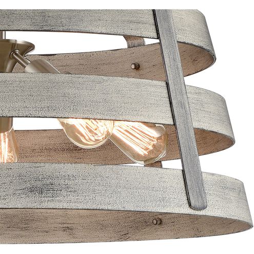 Brigantine 5 Light 24 inch Satin Nickel Chandelier Ceiling Light