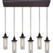 Fulton 6 Light 30 inch Oil Rubbed Bronze Mini Pendant Ceiling Light