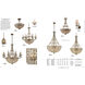 Elizabethan LED 28 inch Dark Bronze Chandelier Ceiling Light