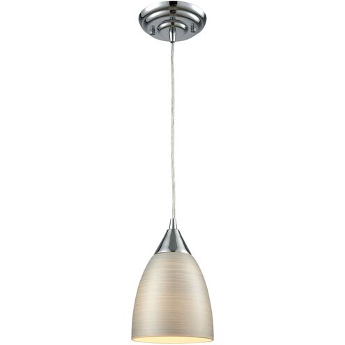 Merida 1 Light 6 inch Polished Chrome Mini Pendant Ceiling Light