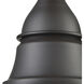 Langhorn 1 Light 9 inch Oil Rubbed Bronze Outdoor Sconce