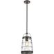 Azaria 1 Light 9 inch Oil Rubbed Bronze Mini Pendant Ceiling Light
