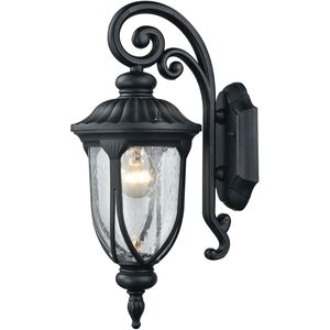 Derry Hill 1 Light 17 inch Matte Black Outdoor Wall Sconce