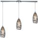 Twister Linear Mini Pendant Ceiling Light