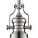 Chadwick 1 Light 7.5 inch Satin Nickel Mini Pendant Ceiling Light in Incandescent
