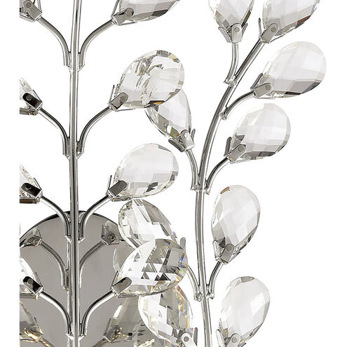 Crystique 1 Light 10 inch Polished Chrome Sconce Wall Light