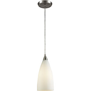 Vesta 1 Light 5 inch Satin Nickel Mini Pendant Ceiling Light in Incandescent