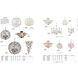 Circeo 2 Light 17 inch Antique White Semi Flush Mount Ceiling Light
