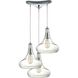 Orbital 3 Light 10 inch Polished Chrome Mini Pendant Ceiling Light
