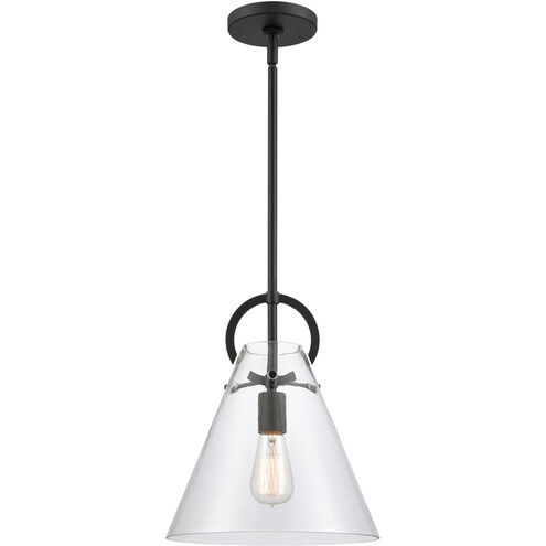 Gabby 1 Light 11 inch Matte Black Mini Pendant Ceiling Light