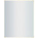 Glintor 30 X 24 inch Mirror with Silver Wall Mirror