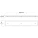 Pendant Options 1 inch Satin Brass Linear Pan