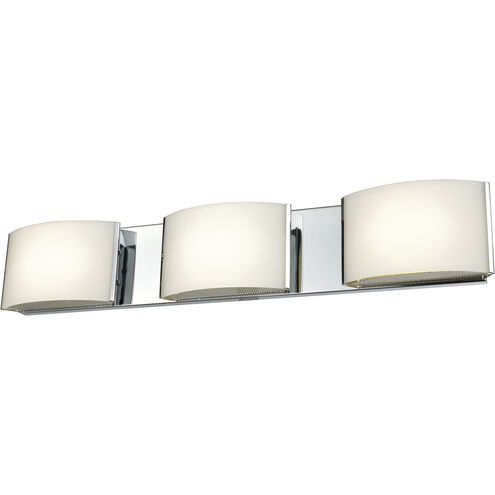 Pandora LED 25.25 inch Chrome Vanity Light Wall Light