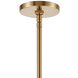 Collective 10 Light 36 inch Satin Brass Chandelier Ceiling Light