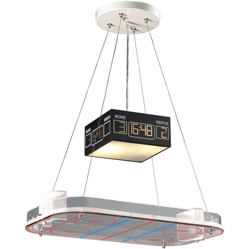 Novelty Linear Chandelier Ceiling Light in Incandescent