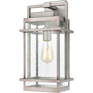Breckenridge 1 Light 19 inch Weathered Zinc Outdoor Wall Sconce