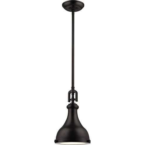 Rutherford 1 Light 9 inch Oil Rubbed Bronze Mini Pendant Ceiling Light