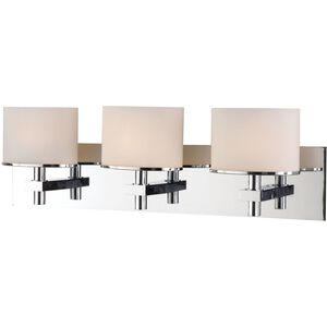 Ombra 3 Light 26 inch Polished Nickel Vanity Light Wall Light