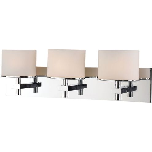 Ombra 3 Light 26 inch Polished Nickel Vanity Light Wall Light