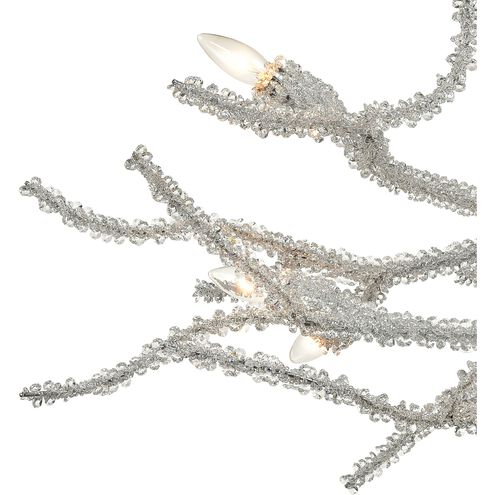 Winter's Spray 8 Light 39 inch Polished Chrome with Clear Chandelier Ceiling Light
