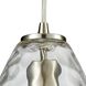 Lagoon 1 Light 6 inch Satin Nickel with Clear Mini Pendant Ceiling Light