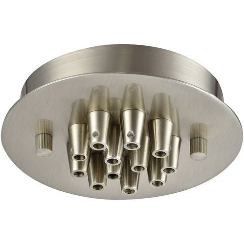 Signature 12 Light 1 inch Satin Nickel Canopy, Round