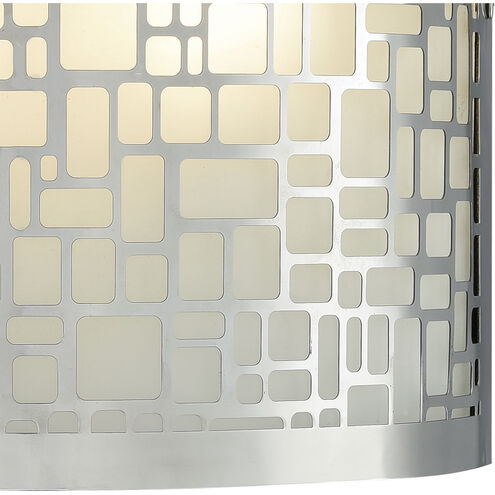 Hooper 2 Light 8 inch Silver Outdoor Sconce