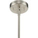Valante 6 Light 55 inch Satin Nickel Chandelier Ceiling Light