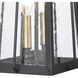 Kirkdale 9 inch 60.00 watt Matte Black with Natural Brass Outdoor Pendant