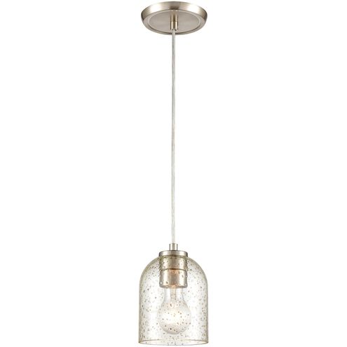 Sprinkle 1 Light 5 inch Satin Nickel Mini Pendant Ceiling Light