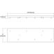 Pendant Options 1 inch Satin Brass Linear Pan