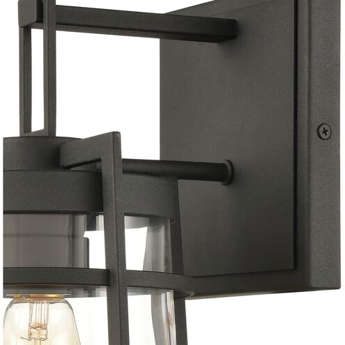 Crofton 1 Light 15 inch Charcoal Outdoor Wall Sconce