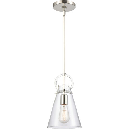 Gabby 1 Light 7 inch Polished Nickel Mini Pendant Ceiling Light