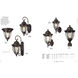 Glendale 1 Light 11 inch Regal Bronze Outdoor Flush Mount