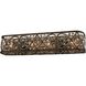 Amherst 4 Light 24 inch Antique Bronze with Clear Vanity Light Wall Light