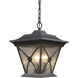 Rutland 1 Light 11 inch Hazelnut Bronze Outdoor Pendant