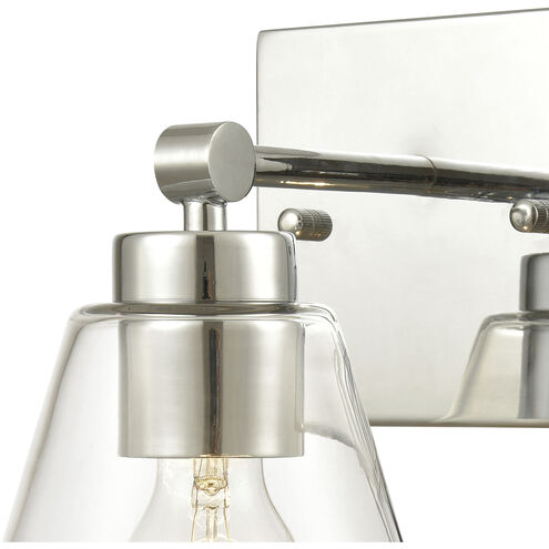 East Point 1 Light 8 inch Polished Chrome Vanity Light Wall Light