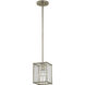 Ridley 1 Light 6 inch Aged Silver Mini Pendant Ceiling Light