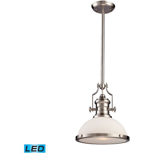 Chadwick LED 13 inch Satin Nickel Pendant Ceiling Light