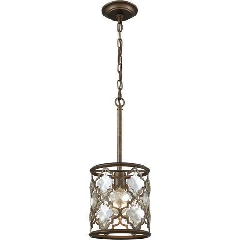 Armand 1 Light 8 inch Weathered Bronze Mini Pendant Ceiling Light